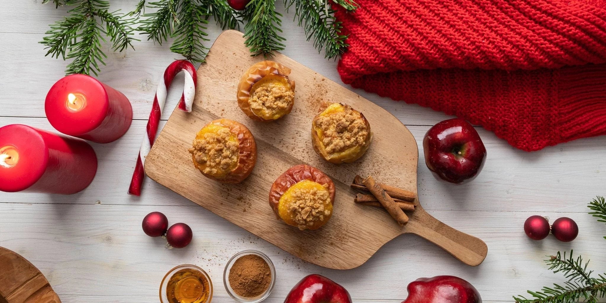 Rezept für veganen Bratapfel mit Käsekuchenfüllung. - Kurkraft