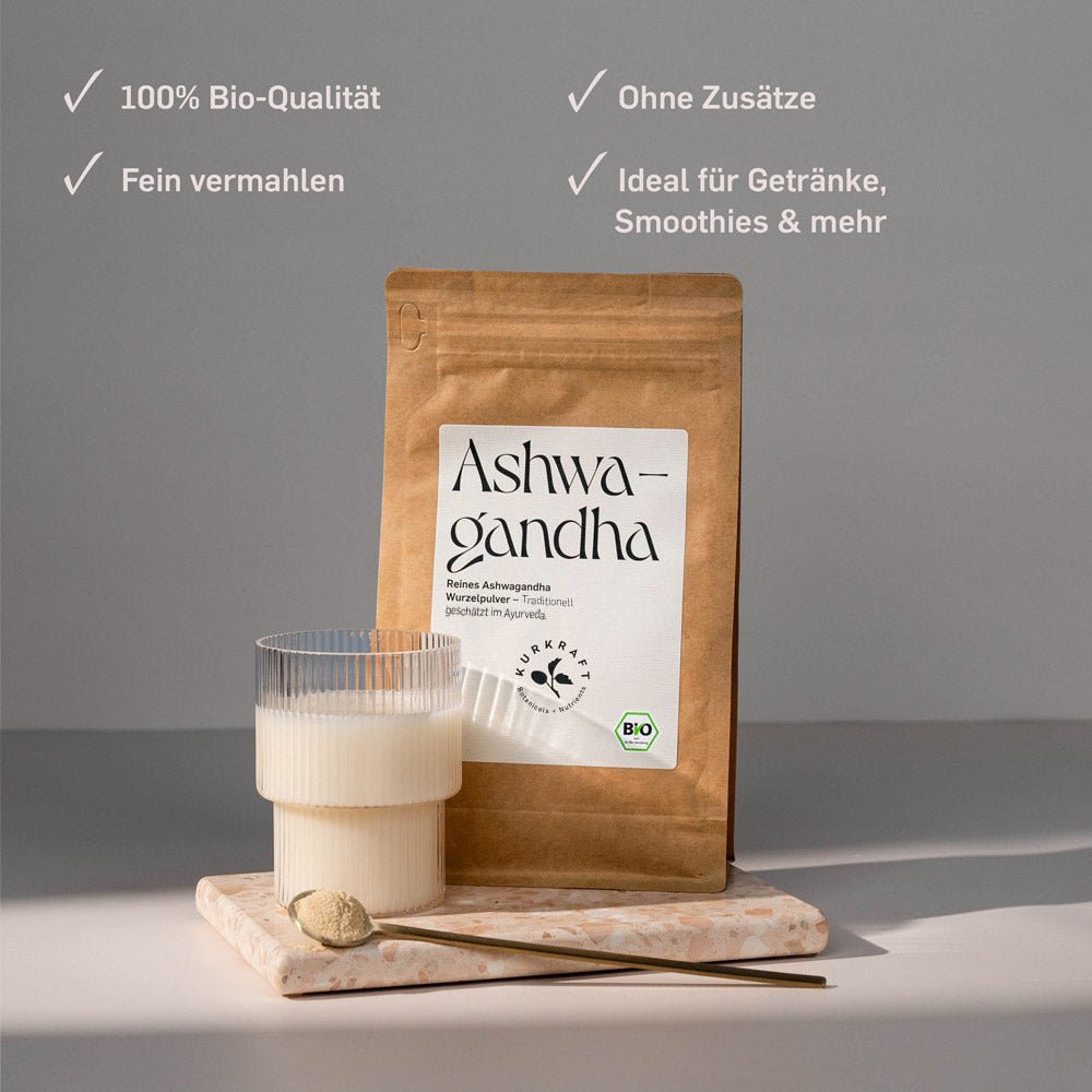 BIO ASHWAGANDHA PULVER - Kurkraft - BIO ASHWAGANDHA PULVER
