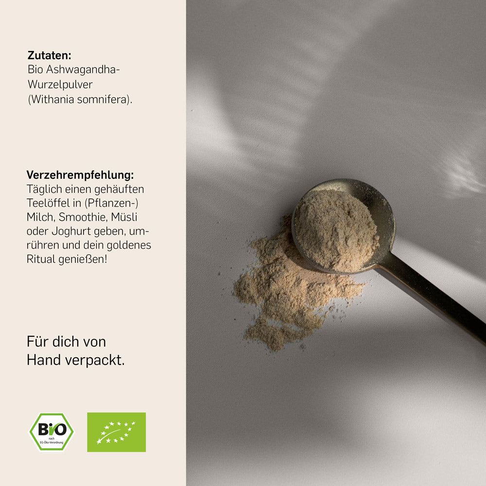 BIO ASHWAGANDHA PULVER - Kurkraft - BIO ASHWAGANDHA PULVER