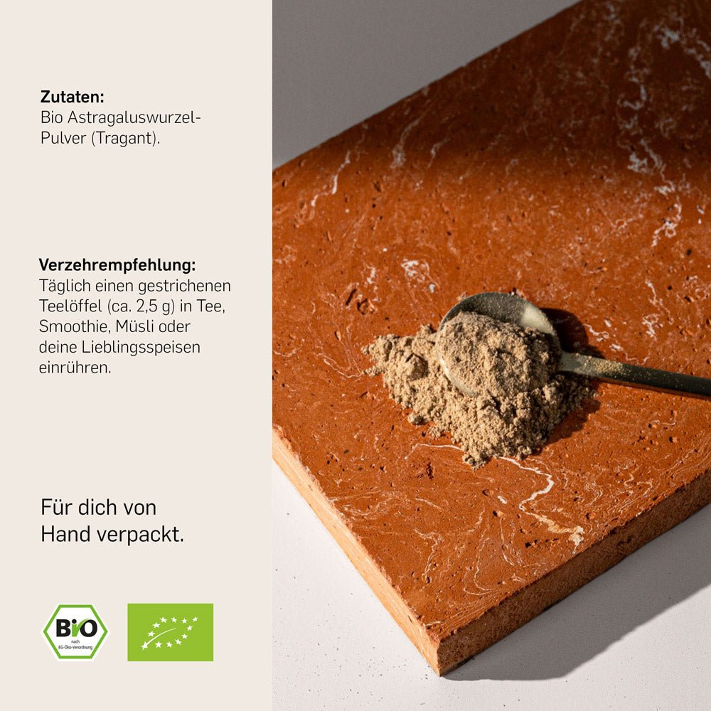 BIO ASTRAGALUSWURZEL PULVER - Kurkraft - BIO ASTRAGALUSWURZEL PULVER