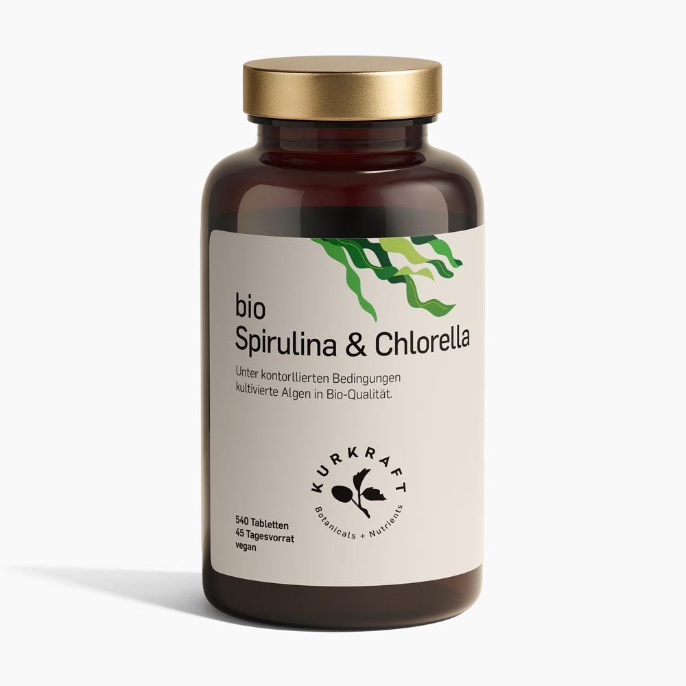 BIO SPIRULINA + CHLORELLA - Kurkraft - BIO SPIRULINA + CHLORELLA