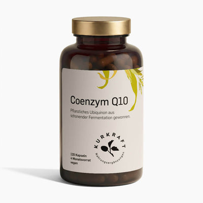 Kurkraft Coenzym Q10 Kapseln hochdosiert 200 mg Ubiquinon – 120 vegane Kapseln für 4 Monate