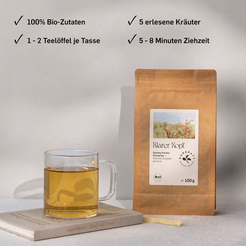 KLARER KOPF TEE - Kurkraft - KLARER KOPF TEE