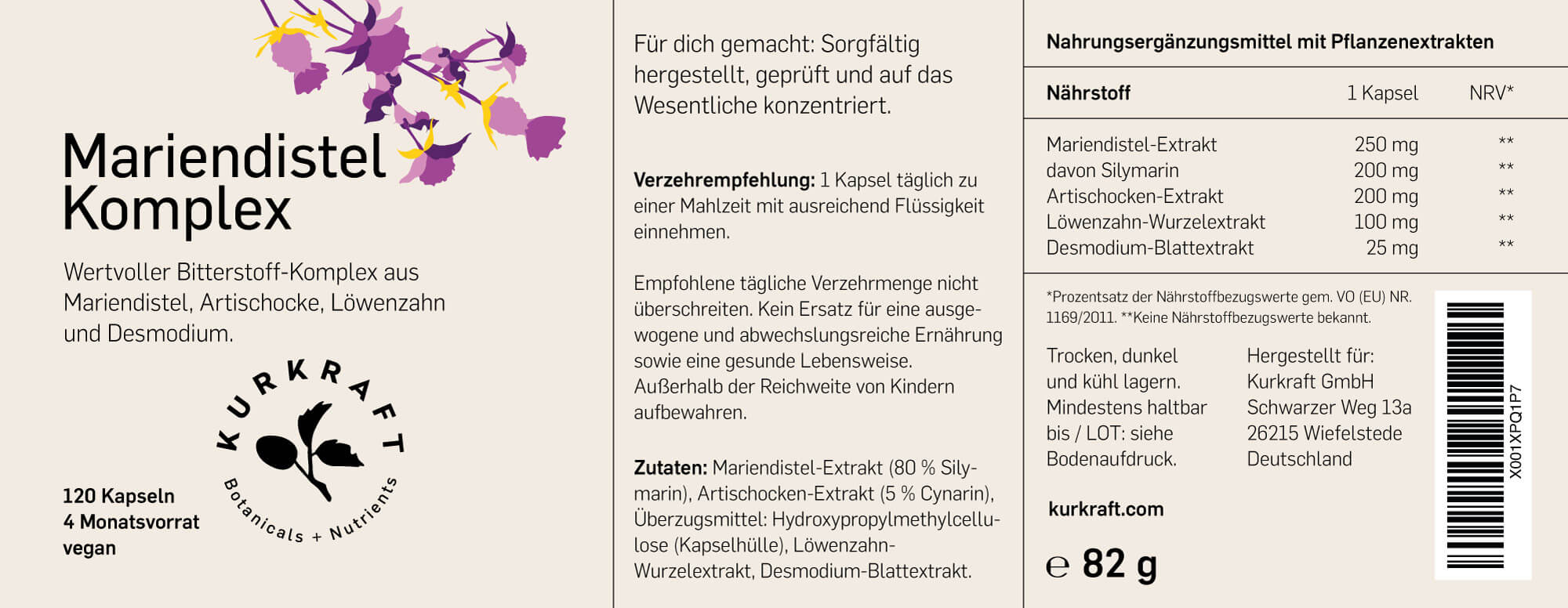 MARIENDISTEL KOMPLEX - Kurkraft - MARIENDISTEL KOMPLEX