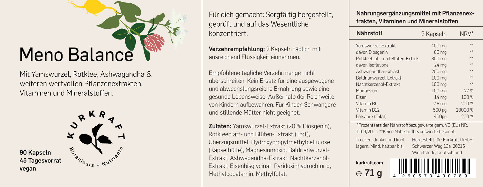 MENO BALANCE - Kurkraft - MENO BALANCE