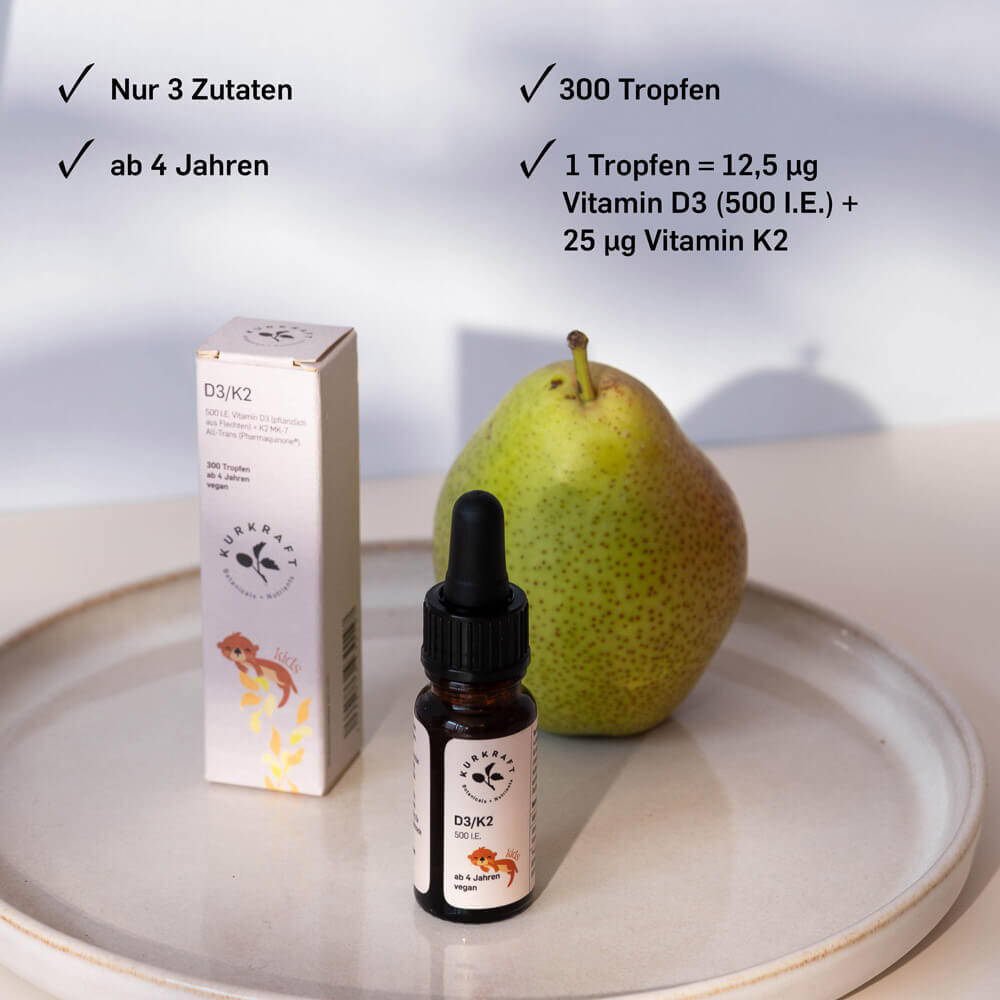 VITAMIN D3+K2 KIDS VEGAN - Kurkraft - VITAMIN D3+K2 KIDS VEGAN