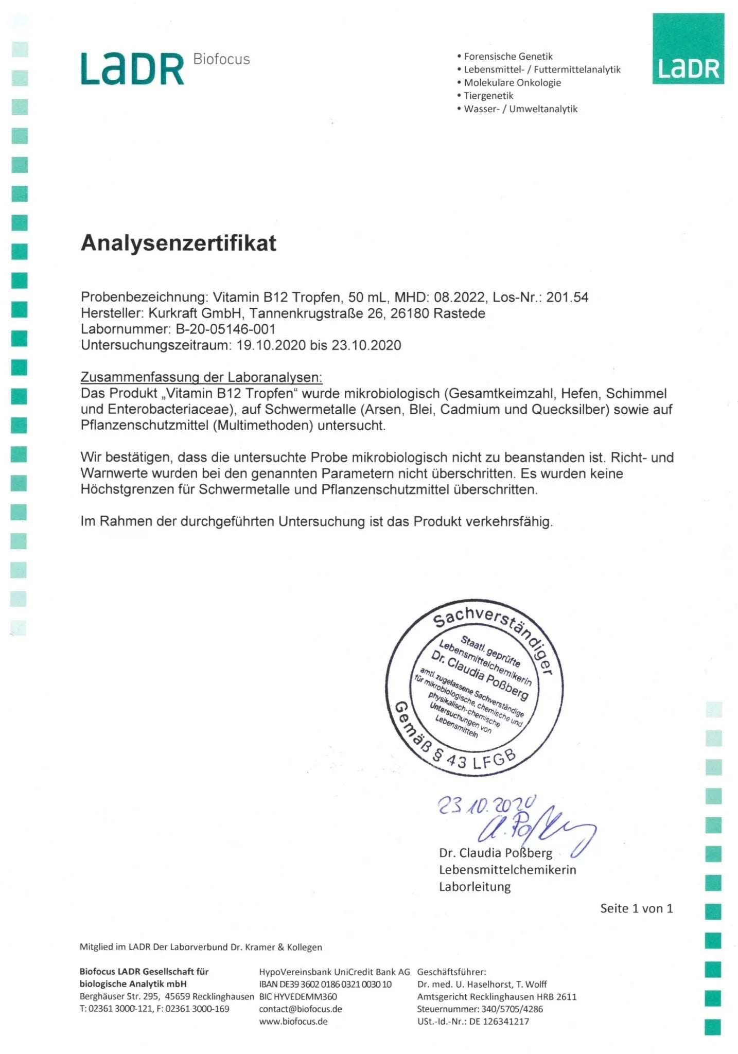 VITAMIN B12 - Kurkraft - VITAMIN B12 - Kurkraft