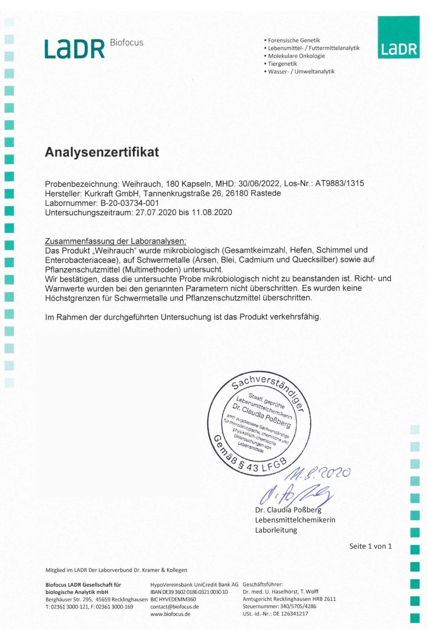 WEIHRAUCH - Kurkraft - WEIHRAUCH - Kurkraft