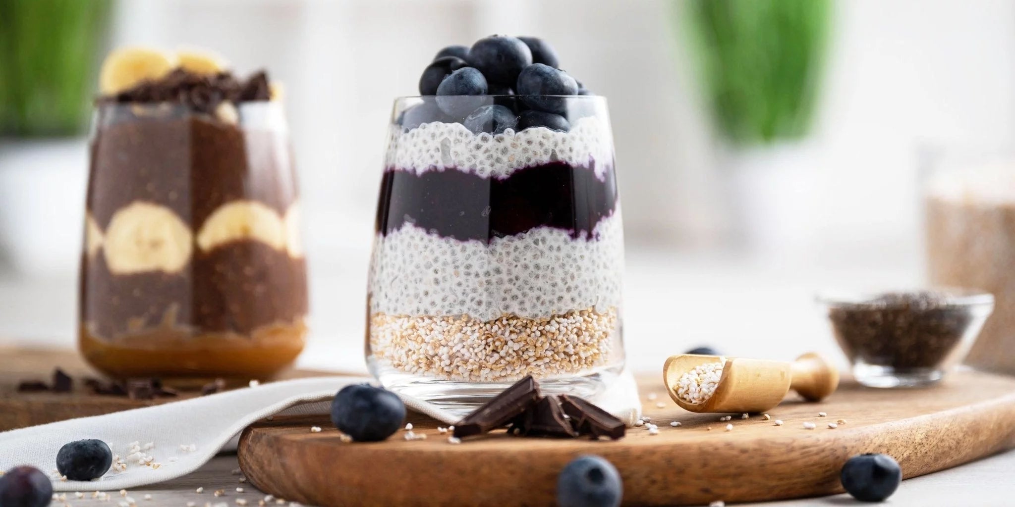 Rezept für Chiapudding in zwei Varianten. - Kurkraft