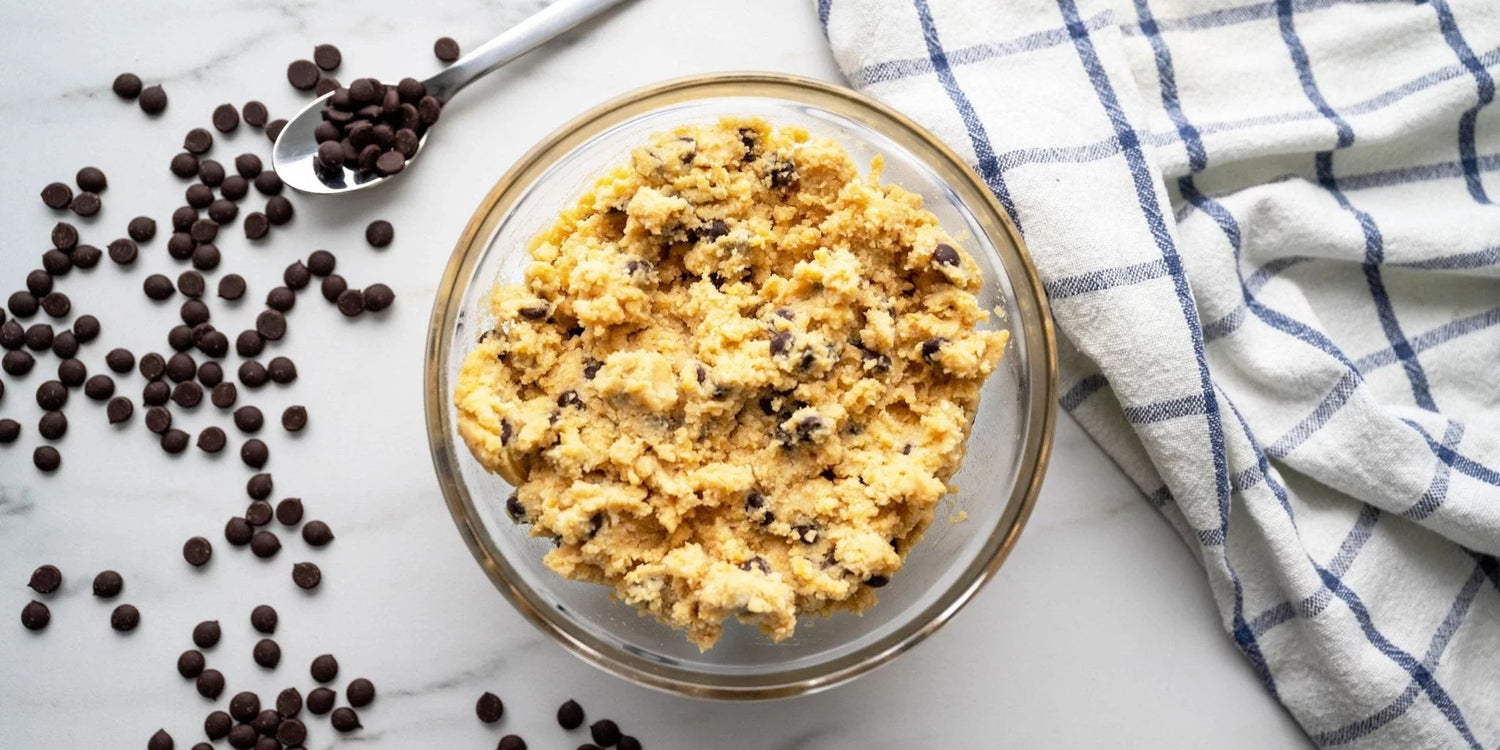 Rezept für essbaren Keksteig aus Kichererbsen. - Kurkraft