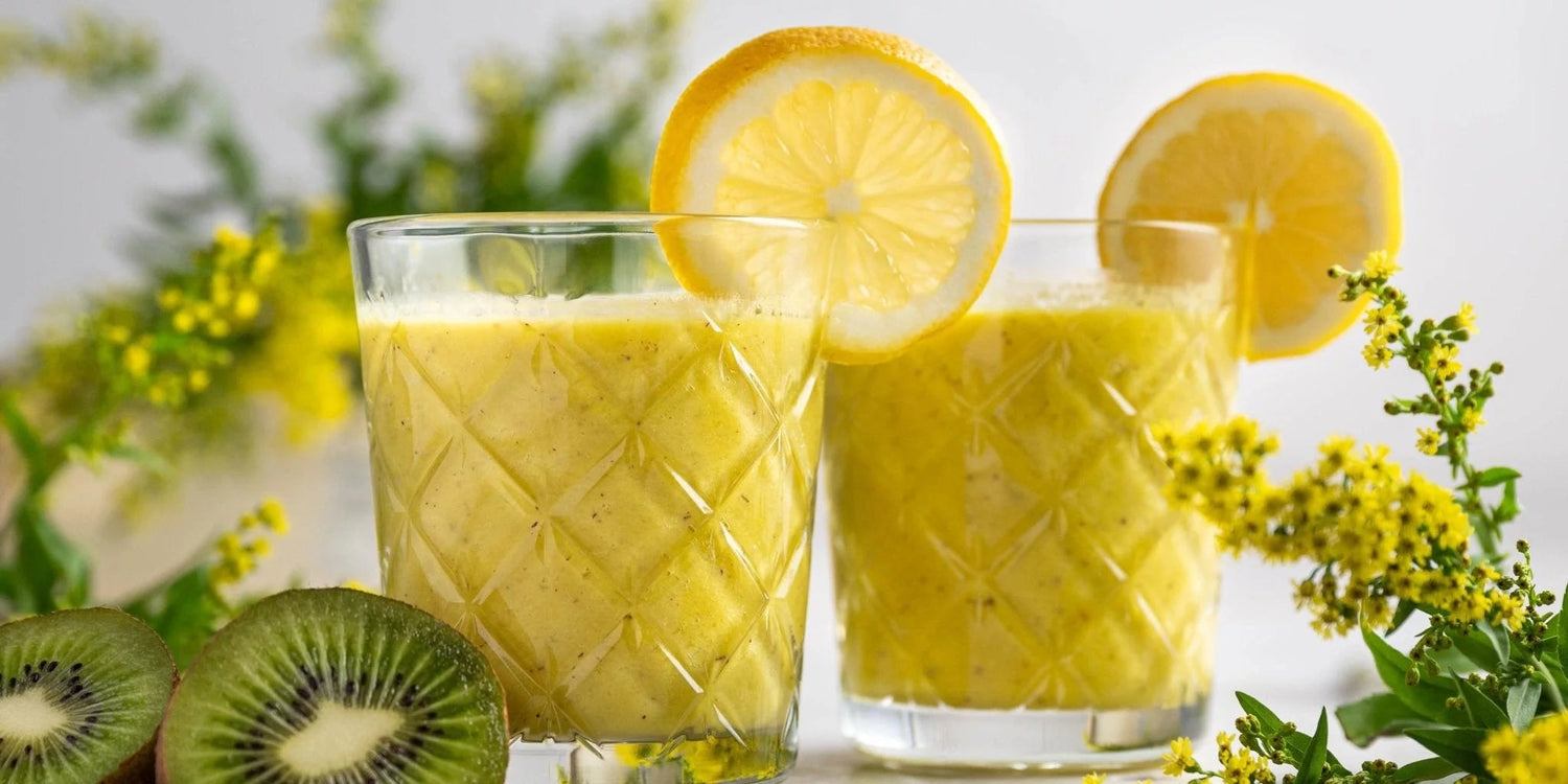 Rezept für Immunbooster-Smoothie mit Kokosmilch. - Kurkraft