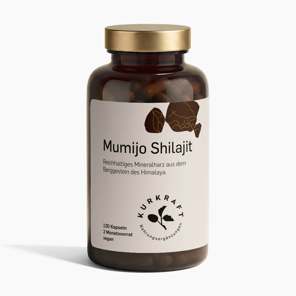 MUMIJO SHILAJIT - Kurkraft - Mumijo Shilajit – Frontansicht der Verpackung von Kurkraft