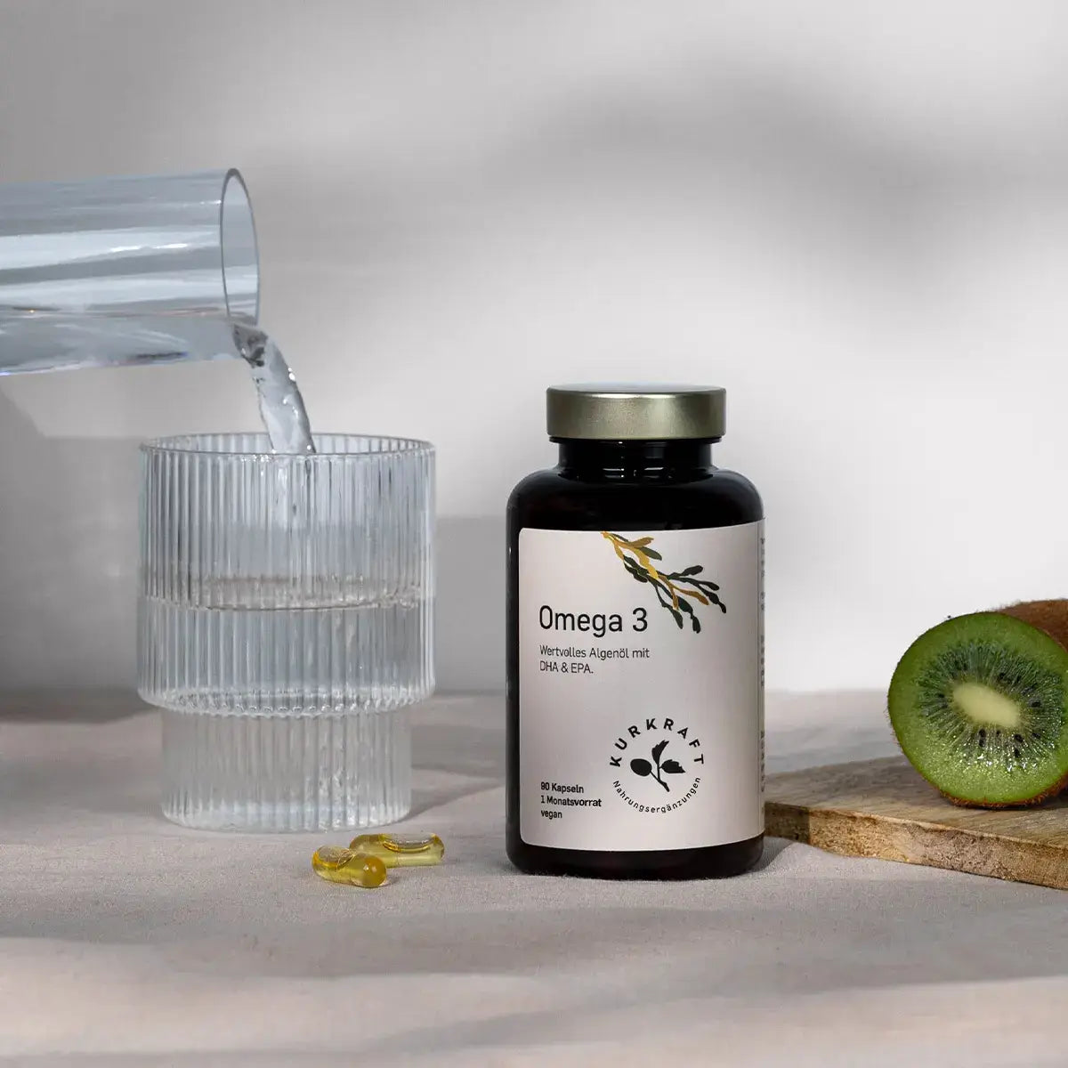 Mikroalge Schizochytrium im Bioreaktor – Rohstoff für Kurkraft Omega 3 Algenöl