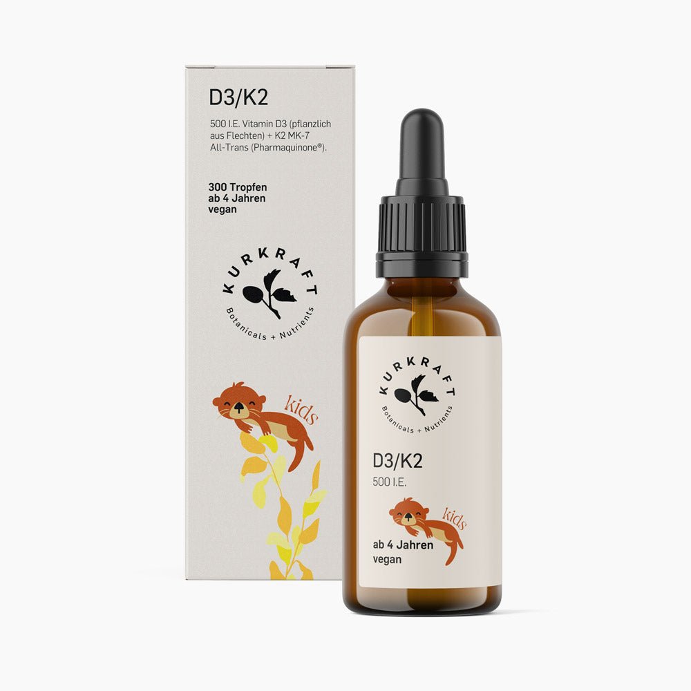 VITAMIN D3+K2 KIDS VEGAN - Kurkraft - VITAMIN D3+K2 KIDS VEGAN