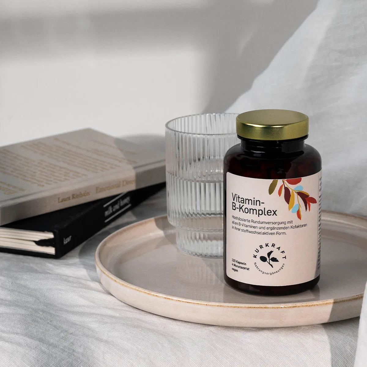 Vitamin B Komplex Kapsel mit Dosierungshinweis – 1 Kapsel täglich