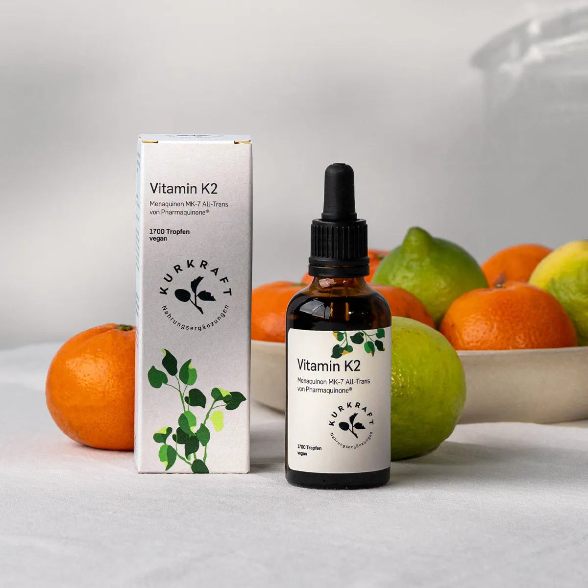 Vitamin K2 MK7 Pharmaquinone Rohstoff – lösungsmittelfrei, über 99 Prozent All-Trans